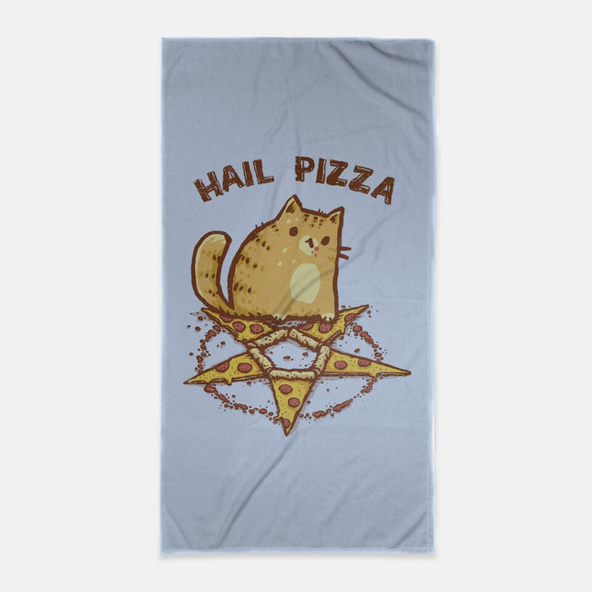 Hail Pizza-None-Beach-Towel-kg07