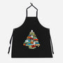 Christmas Books-Unisex-Kitchen-Apron-Vallina84