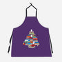 Christmas Books-Unisex-Kitchen-Apron-Vallina84