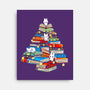 Christmas Books-None-Stretched-Canvas-Vallina84