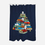 Christmas Books-None-Polyester-Shower Curtain-Vallina84