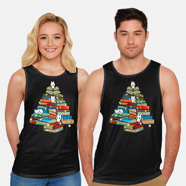 Christmas Books-Unisex-Basic-Tank-Vallina84