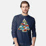 Christmas Books-Mens-Long Sleeved-Tee-Vallina84