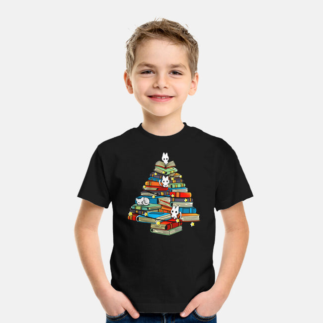 Christmas Books-Youth-Basic-Tee-Vallina84