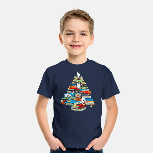 Christmas Books-Youth-Basic-Tee-Vallina84