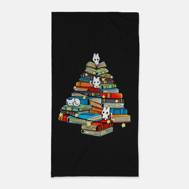 Christmas Books-None-Beach-Towel-Vallina84