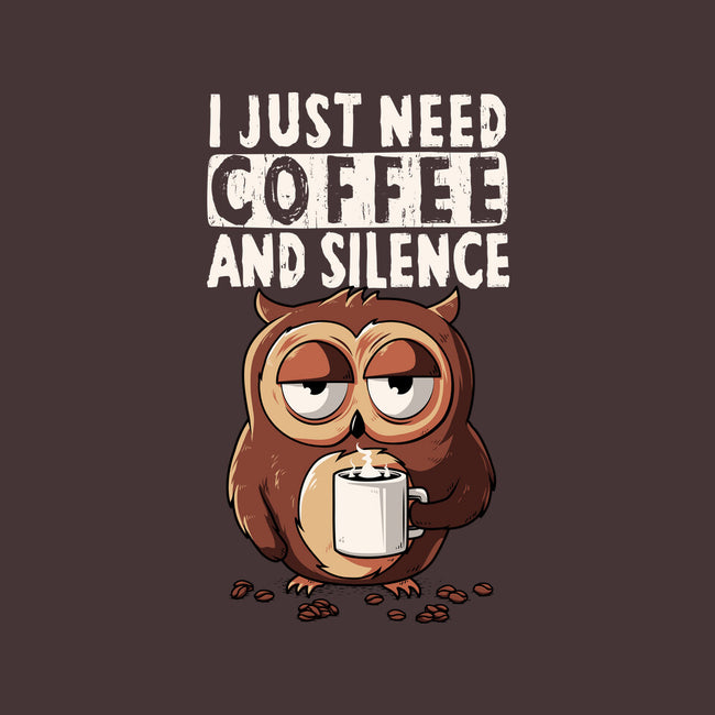 Coffee And Silence-None-Glossy-Sticker-ducfrench