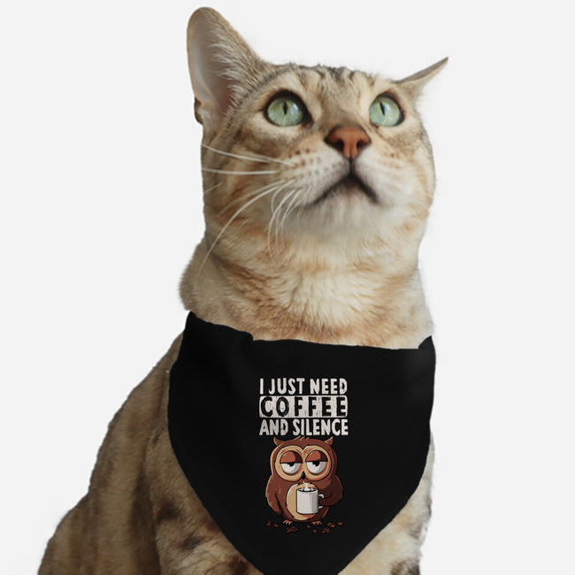 Coffee And Silence-Cat-Adjustable-Pet Collar-ducfrench