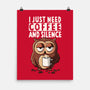 Coffee And Silence-None-Matte-Poster-ducfrench