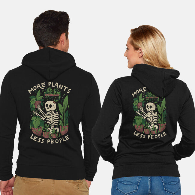 More Plants Please-Unisex-Zip-Up-Sweatshirt-eduely