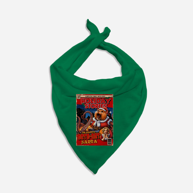 Gigantic Octo-Cat Santa-Dog-Bandana-Pet Collar-daobiwan