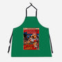 Gigantic Octo-Cat Santa-Unisex-Kitchen-Apron-daobiwan