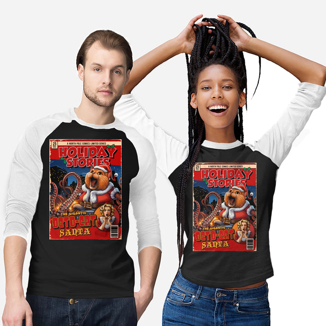 Gigantic Octo-Cat Santa-Unisex-Baseball-Tee-daobiwan