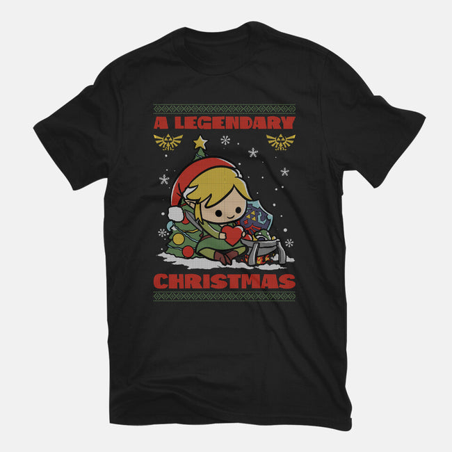 Legendary Christmas-Womens-Fitted-Tee-fanfabio