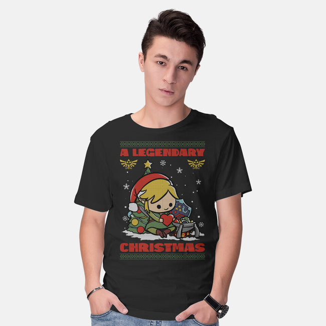 Legendary Christmas-Mens-Basic-Tee-fanfabio