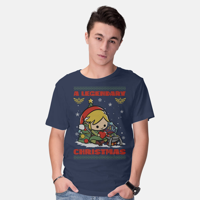 Legendary Christmas-Mens-Basic-Tee-fanfabio