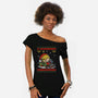 Legendary Christmas-Womens-Off Shoulder-Tee-fanfabio