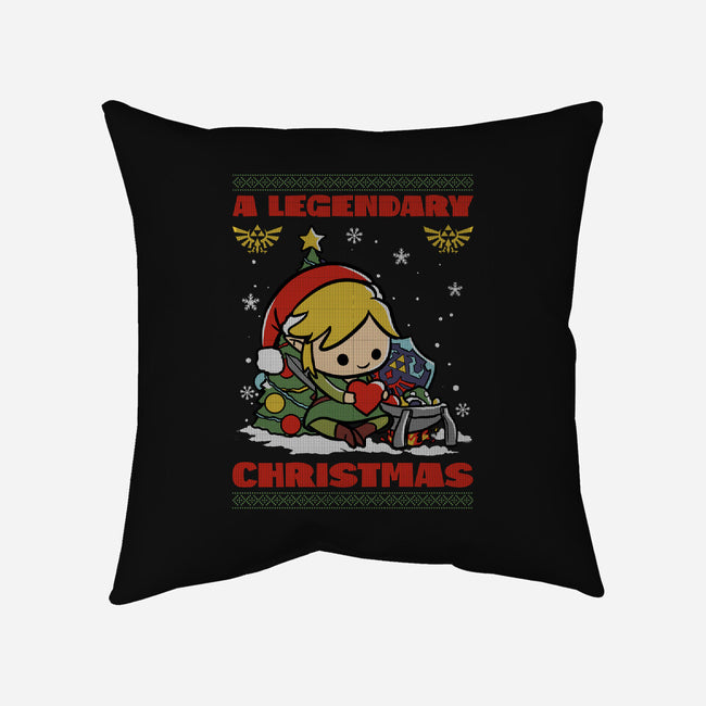 Legendary Christmas-None-Removable Cover-Throw Pillow-fanfabio