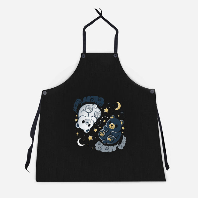 Ying Yang Ursa-Unisex-Kitchen-Apron-Vallina84