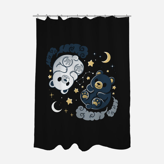 Ying Yang Ursa-None-Polyester-Shower Curtain-Vallina84