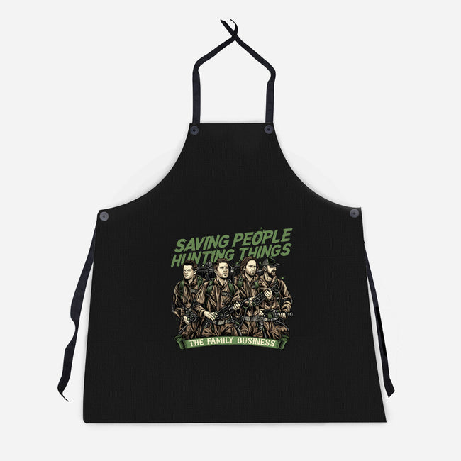 The Family Business-Unisex-Kitchen-Apron-momma_gorilla