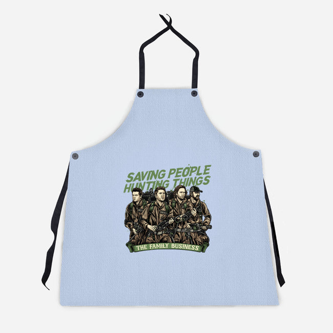 The Family Business-Unisex-Kitchen-Apron-momma_gorilla