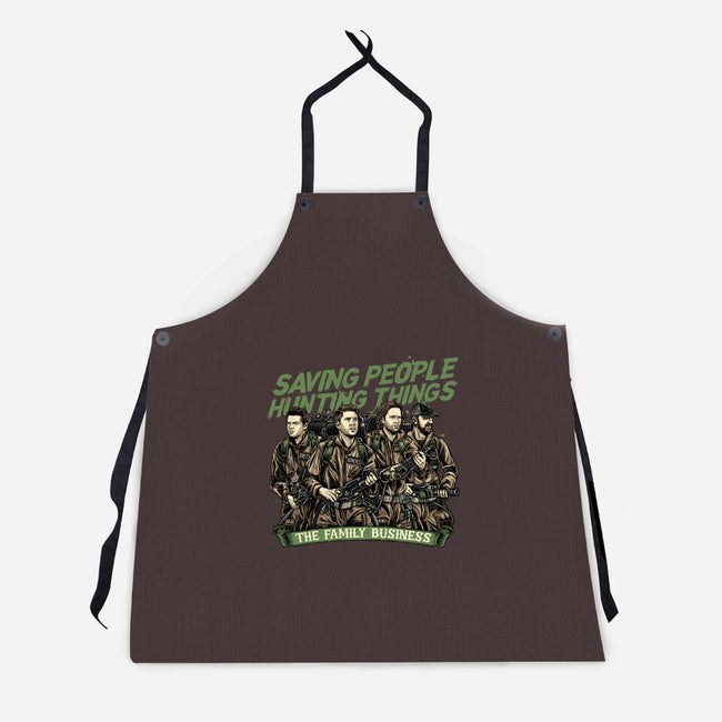 The Family Business-Unisex-Kitchen-Apron-momma_gorilla