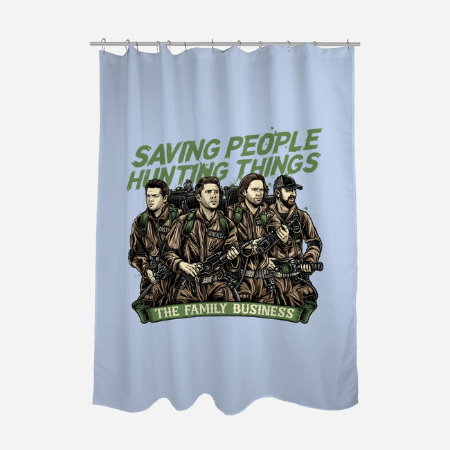 The Family Business-None-Polyester-Shower Curtain-momma_gorilla