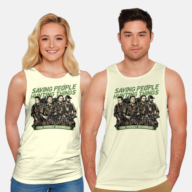 The Family Business-Unisex-Basic-Tank-momma_gorilla