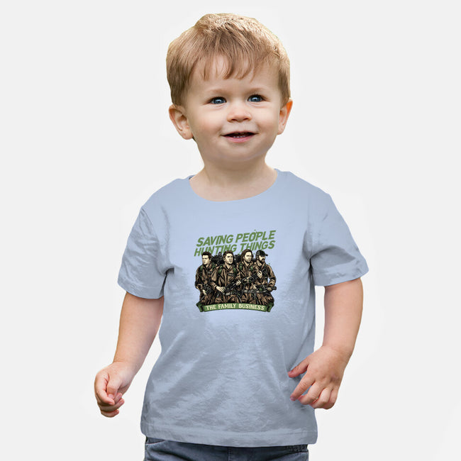 The Family Business-Baby-Basic-Tee-momma_gorilla