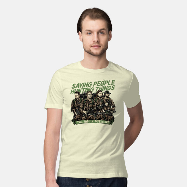 The Family Business-Mens-Premium-Tee-momma_gorilla