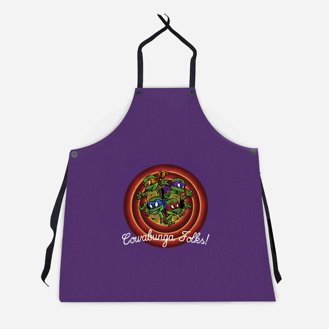 Cowabunga Folks-Unisex-Kitchen-Apron-zascanauta