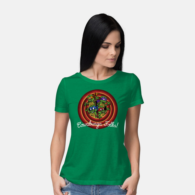 Cowabunga Folks-Womens-Basic-Tee-zascanauta