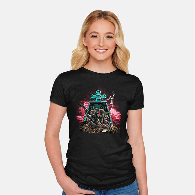 Boba Is Alive-Womens-Fitted-Tee-zascanauta