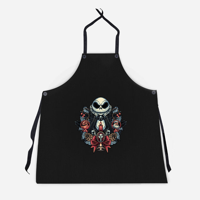 Christmas Jack-Unisex-Kitchen-Apron-momma_gorilla