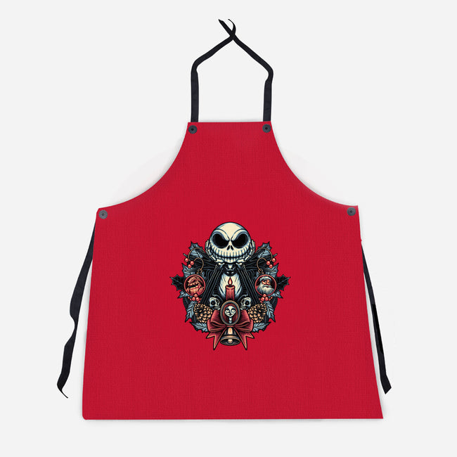 Christmas Jack-Unisex-Kitchen-Apron-momma_gorilla