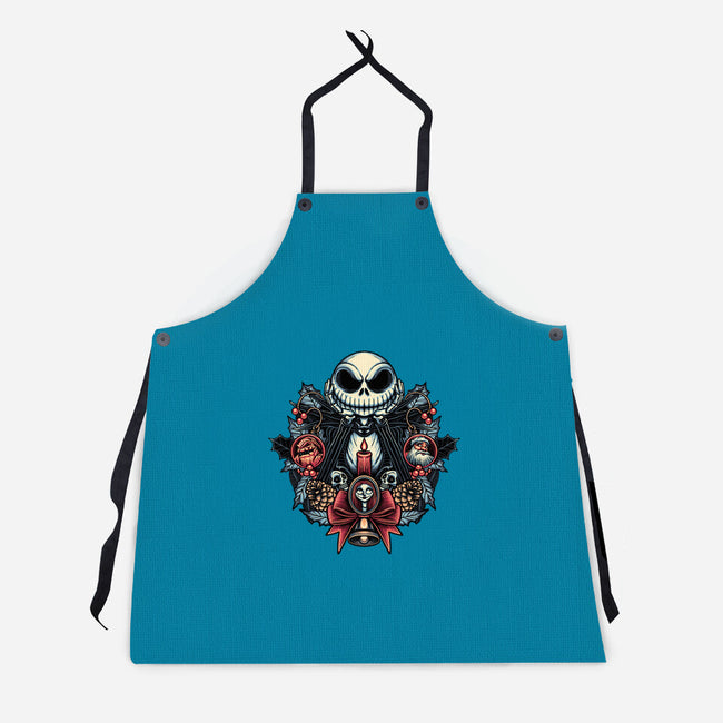 Christmas Jack-Unisex-Kitchen-Apron-momma_gorilla