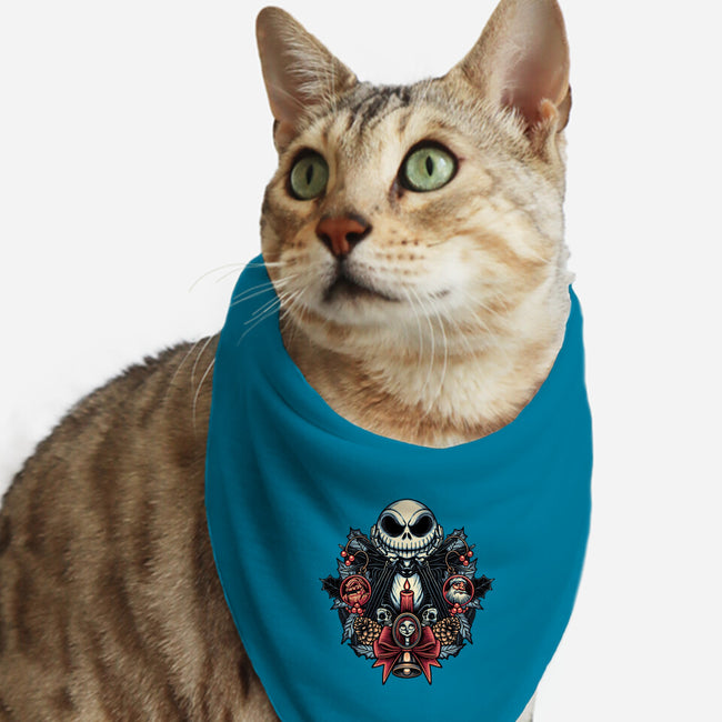 Christmas Jack-Cat-Bandana-Pet Collar-momma_gorilla