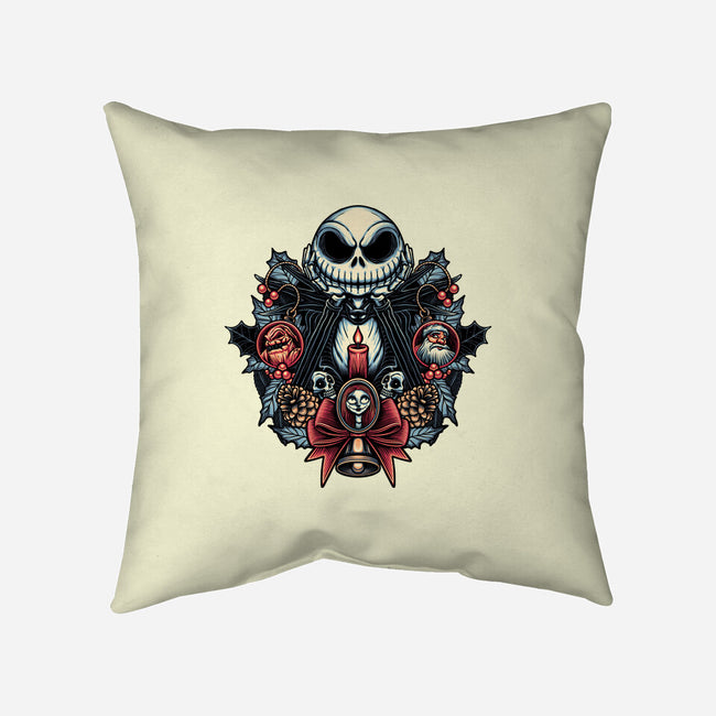 Christmas Jack-None-Removable Cover-Throw Pillow-momma_gorilla