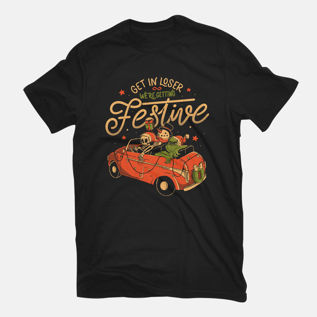 We're Getting Festive-Mens-Heavyweight-Tee-eduely