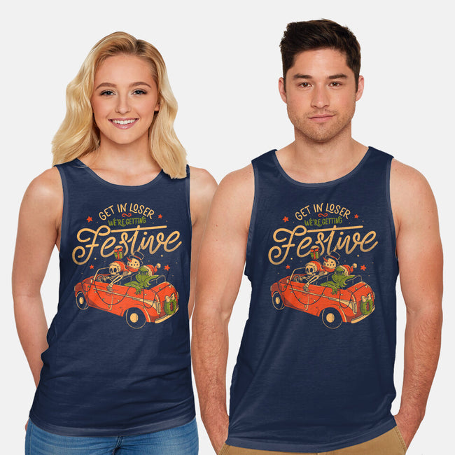 We're Getting Festive-Unisex-Basic-Tank-eduely