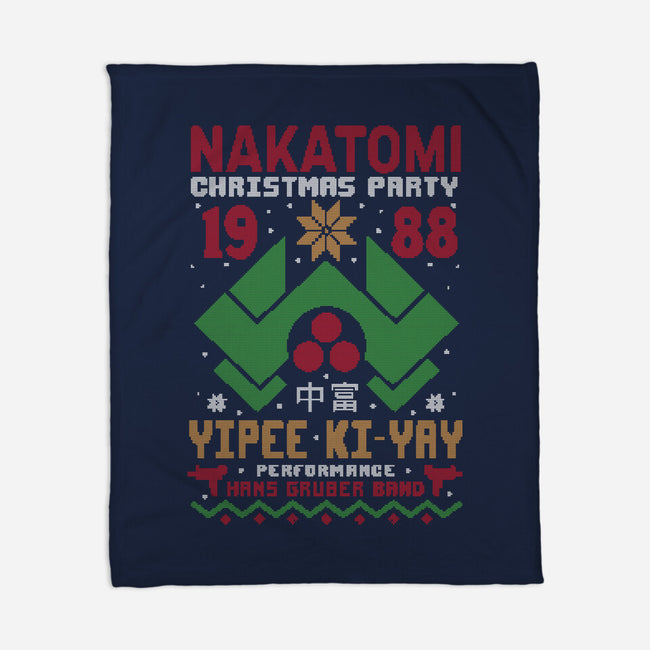 Nakatomi Christmas Party-None-Fleece-Blanket-Tronyx79