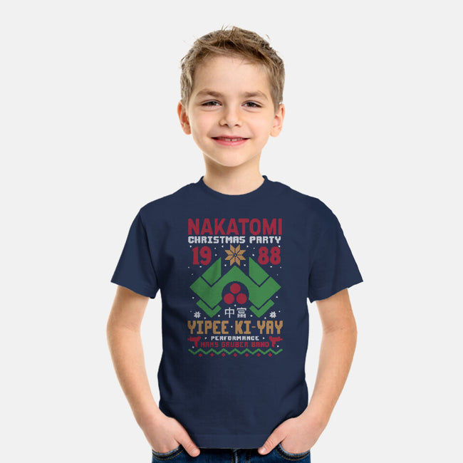 Nakatomi Christmas Party-Youth-Basic-Tee-Tronyx79