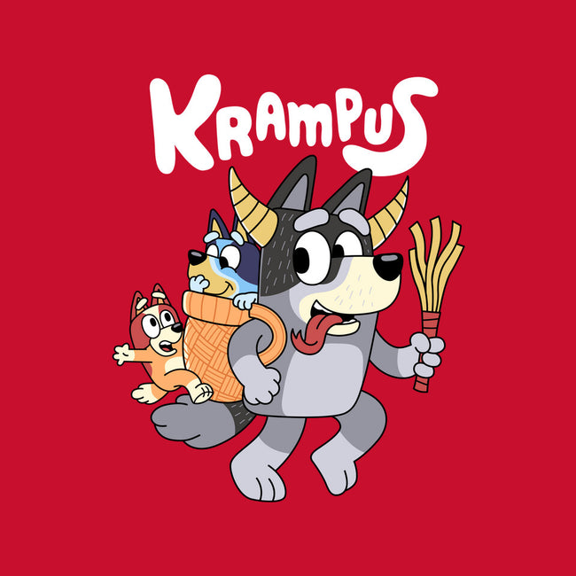 Krampus Bluey-Womens-Fitted-Tee-Nemons