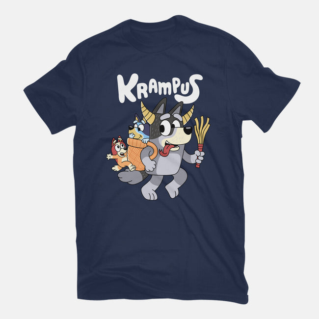 Krampus Bluey-Unisex-Basic-Tee-Nemons