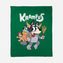 Krampus Bluey-None-Fleece-Blanket-Nemons