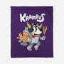 Krampus Bluey-None-Fleece-Blanket-Nemons