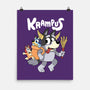 Krampus Bluey-None-Matte-Poster-Nemons