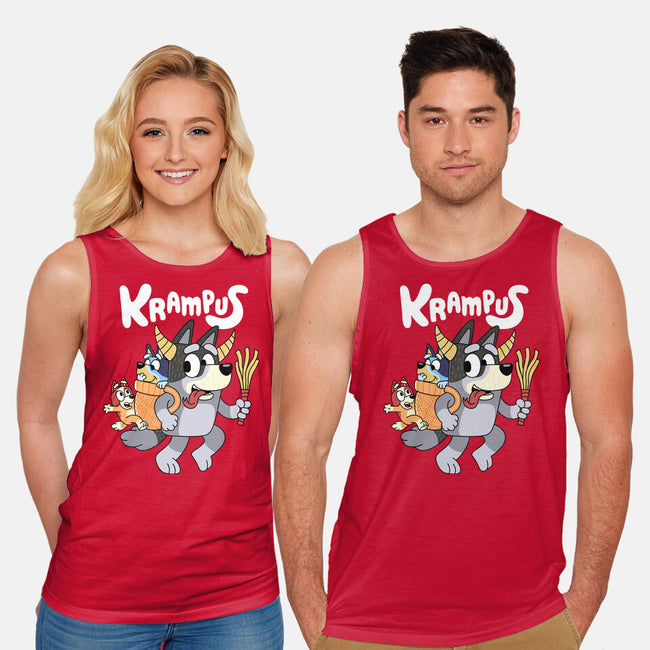 Krampus Bluey-Unisex-Basic-Tank-Nemons