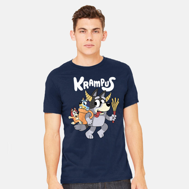 Krampus Bluey-Mens-Heavyweight-Tee-Nemons